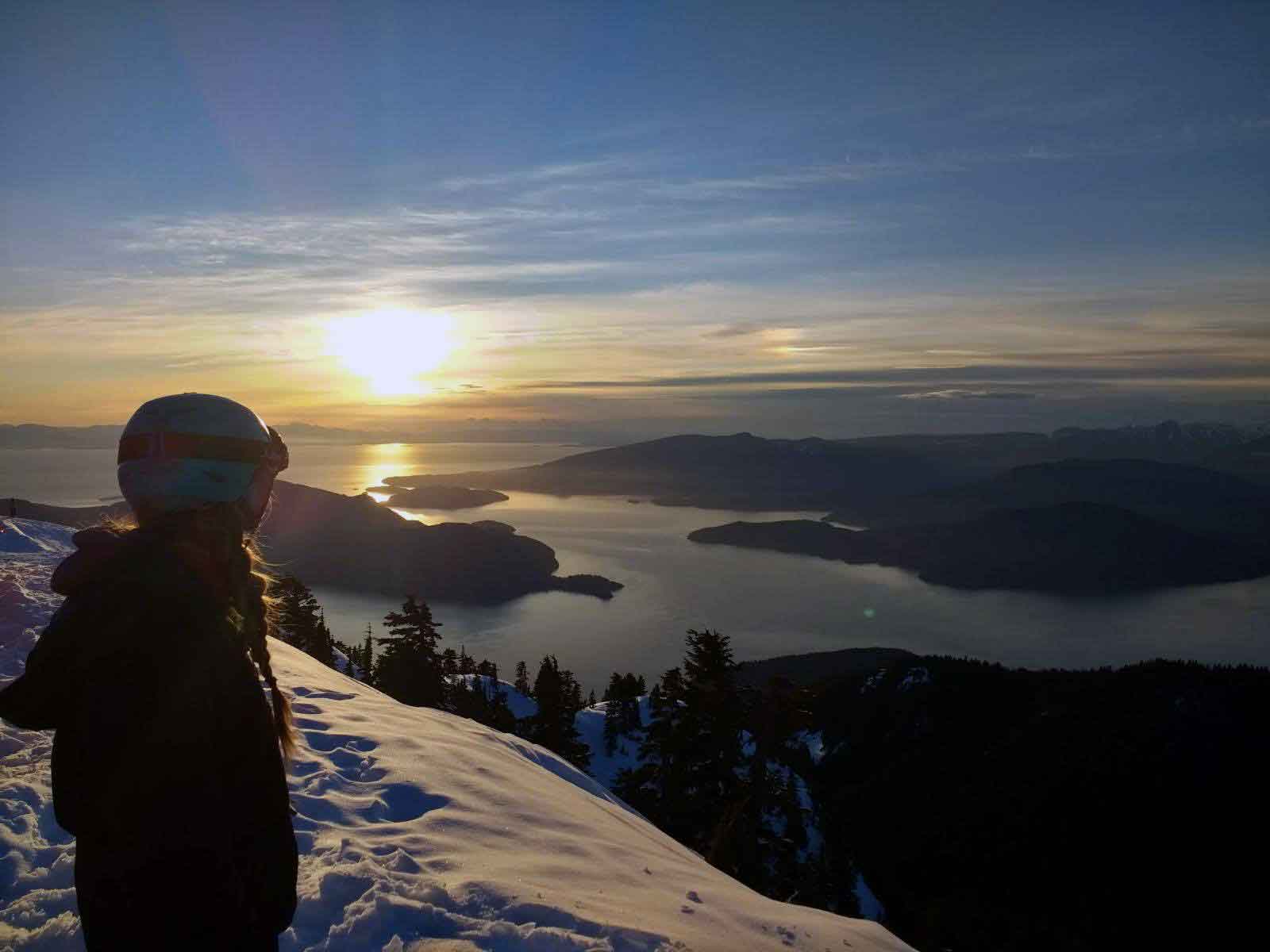 Sunset from Cypress Mountain