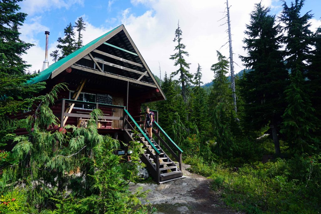 Backcountry cabin in the forest