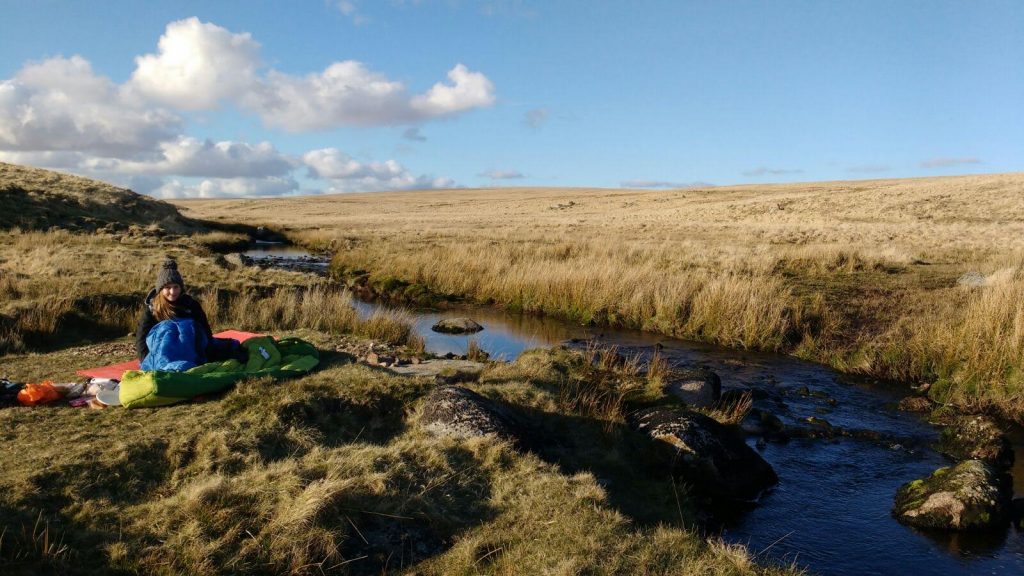 Wild camping in Dartmoor National Park