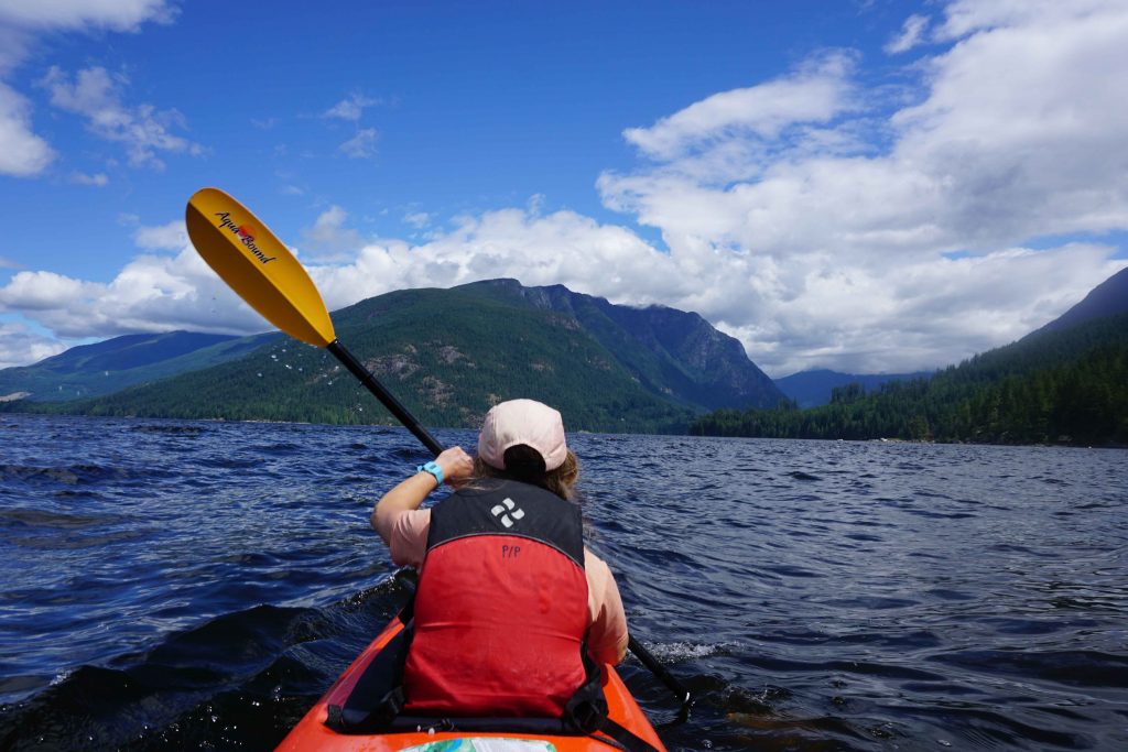 Kayaking the Sechelt Inlet