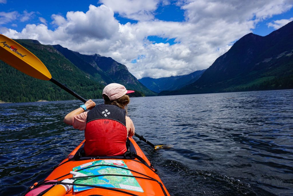 kayaking camping trips near me