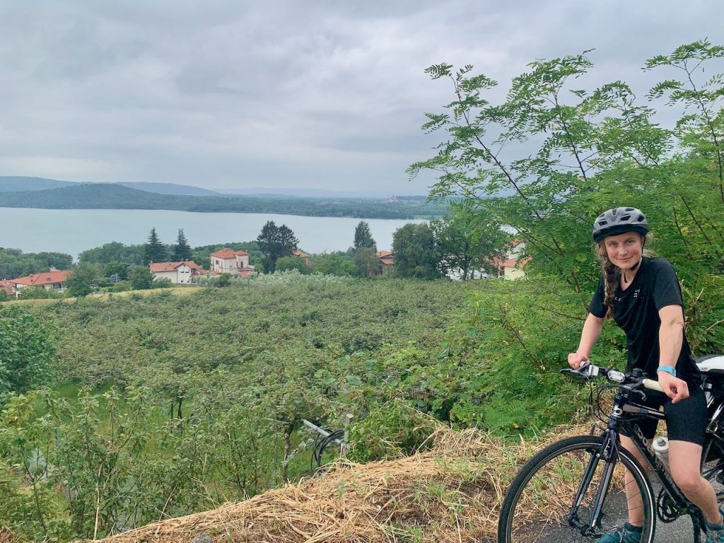 Viverone Lake on the Via Francigena