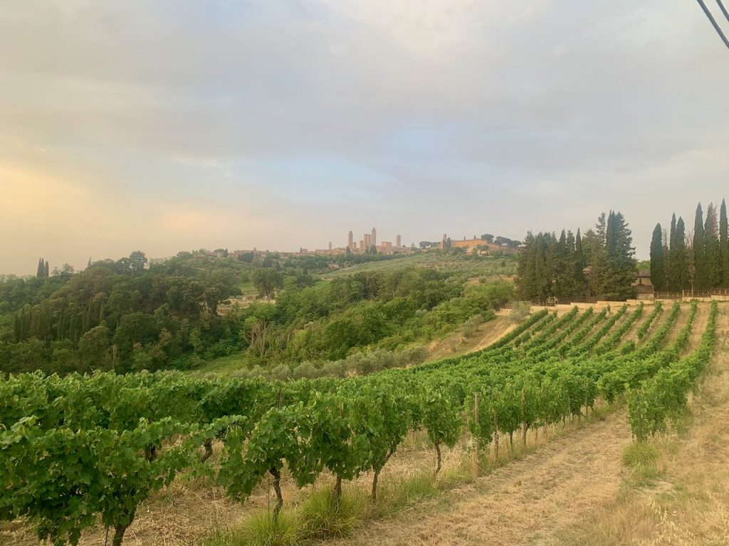 San Gimignano on the Via Francigena