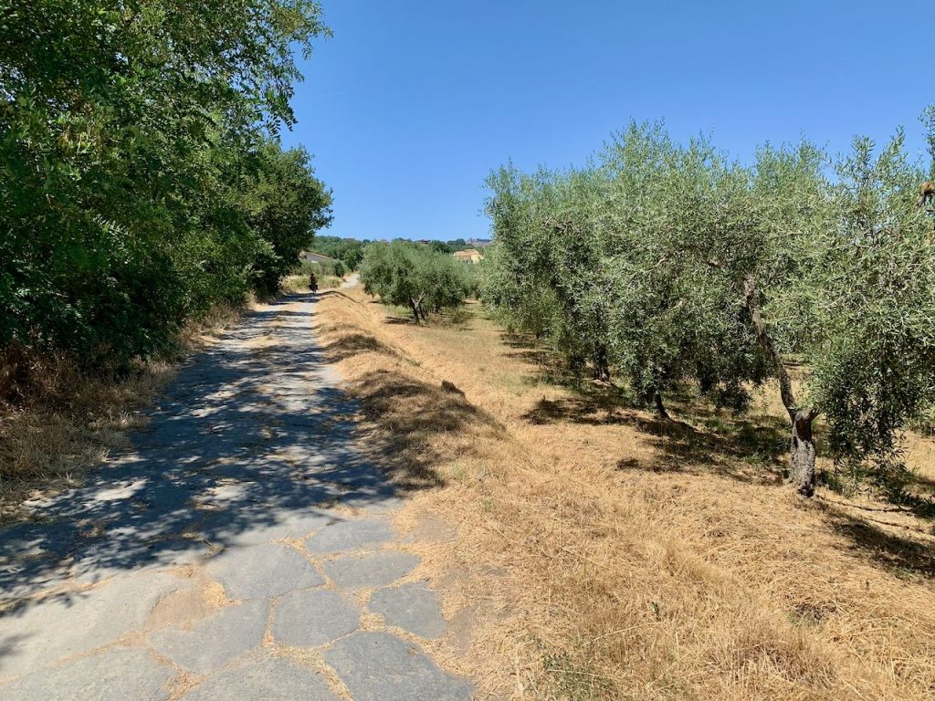 Roman roads on the Via Francigena
